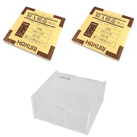 アズワン 薬包紙(特A模造)透明ケース付き 特大 150×150mm 2束(500枚入/束) 2008000AS2
