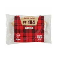 カリタ Kalita カリタ コーヒーフィルター FP 104 ロシ ブラウン 1セット(100枚入) 17031