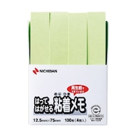 ニチバン ポイントメモ 再生紙シリーズ ふせんタイプ 4冊入 F3G ※2セット以上から注文可能(販売価格は1セット単位の価格)