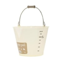 リス バケツ 8L ペールペール スケルトン 目盛付き ホワイト