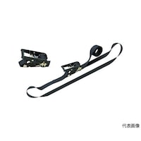 東レインターナショナル ベルトラッシング(ラチェットバックル式)ベルタイト JIS認証品 黒 エンドレス形