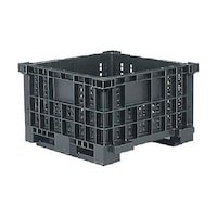 三甲 大型部品用通い箱 コンパレッター#200 黒 200 BK
