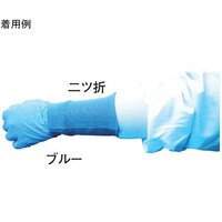アズワン 体毛落下防止用フライス 手首用(リストバンド・100枚入)白