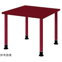 ニシキ工業 カラフルミーティングテーブル ダークレッド