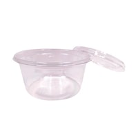 江戸川物産 使い捨て容器 透明ふた付き丸カップ 120ml 10枚入 ※10個以上から注文可能(販売価格は1個単位の価格)