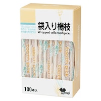 やなぎプロダクツ 爪楊枝 透明袋入り楊枝 100本入 ※10個以上から注文可能(販売価格は1個単位の価格)