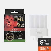 エコデバイス 9形LEDFML(電球色)