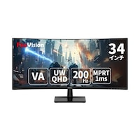 アーキサイト 34インチ UWQHD 曲面ウルトラワイドモニター