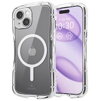 エレコム iPhone15 Grippy オールクリア MAGKEEP 極限 PMWA23AGRAKM2CR