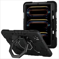 エレコム 11インチiPad Pro(M5 M4) フルプロテクトケース ショルダーベルト付 スタンド付 TBWA25PMHVHBK