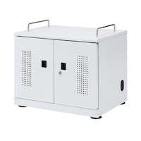 サンワサプライ タブレット収納キャビネット(20台収納) CAICAB103W 1台【メーカー直送/軒先渡し】