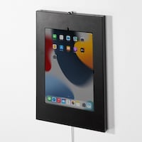 サンワサプライ iPad用スチール製ケース(ブラック) CRLAIPAD16BK 1台【メーカー直送/軒先渡し】