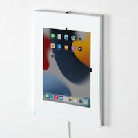 サンワサプライ iPad用スチール製ケース(ホワイト) CRLAIPAD16W 1台【メーカー直送/軒先渡し】