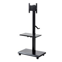 サンワサプライ 壁寄せ手動上下昇降液晶ディスプレイスタンド CRLAST24 1台【メーカー直送/軒先渡し】