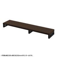 サンワサプライ eモニタ台W1250×D250【受注生産品】 EMRLCK12525M 1台【メーカー直送/軒先渡し】