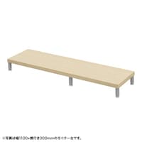サンワサプライ eモニタ台W1150×D300【受注生産品】 EMRLCM11530LM 1台【メーカー直送/軒先渡し】