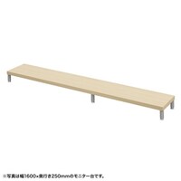 サンワサプライ eモニタ台W1650×D250【受注生産品】 EMRLCM16525LM 1台【メーカー直送/軒先渡し】