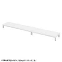 サンワサプライ eモニタ台W1650×D250【受注生産品】 EMRLCM16525W 1台【メーカー直送/軒先渡し】