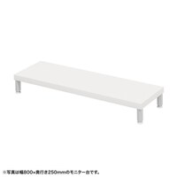 サンワサプライ eモニタ台W850×D250【受注生産品】 EMRLCM8525W 1台【メーカー直送/軒先渡し】