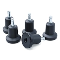 サンワサプライ チェア用固定脚(シャフト長26mm・5個入り) SNCADJST4N 1セット【メーカー直送/軒先渡し】
