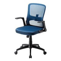 サンワサプライ メッシュチェアSNCNET21BL 1脚【メーカー直送/軒先渡し】
