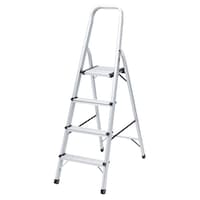 サンワサプライ アルミ製脚立(4段)STL6 1脚【メーカー直送/軒先渡し】