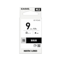 カシオ ネームランド 強粘着テープ 黒文字
