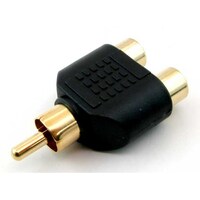 カモン 金メッキRCA分配アダプタ RCAPRCAJ×2 R2V ※4個以上から注文可能(販売価格は1個単位の価格)