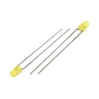 Kingbright 可視光LED 黄 588 nm 3 mm (T1) Solid State Lamp シリーズ 1袋(5個入) L934YD5V