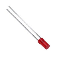 Kingbright 可視光LED 赤 625 nm 3 mm (T1) Cylindrical シリーズ 1袋(5個入) L424IDT ※2袋以上から注文可能(販売価格は1袋単位の価格)