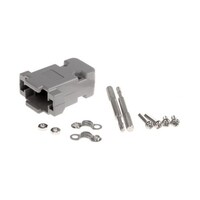 MH Connectors Dsubコネクタ用バックシェル MHCCOV シリーズ ストレート 9 極 ABS グレー 1袋(5個入) MHCCOV09SCLLG