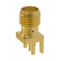 Cinch Connectors SMA 同軸コネクタ ジャック ストレート コンタクト 金めっき 1420711821
