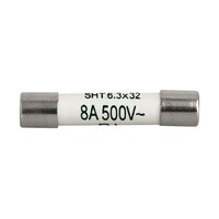 Schurter セラミック管ヒューズ 6.3A (タイムラグ) 6.3 x 32mm 500V ac 1袋(10個入) 8020.5019.G
