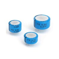 KEMET 電気二重層コンデンサ 5.5V dc 0.047F リード品 1袋(2個入) FS0H473ZF