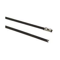 ヘラマンタイトン 結束バンド 362mm x 4.6 mm 黒 ポリエステルコーティングしたステンレススチール 1袋(100個入) 11100290 MBT14SFCSP/SS316BK