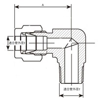 フジキン Fujikin ニューVLok 2圧縮リング喰い込み式 ステンレス鋼製 VUWL12CV 1個