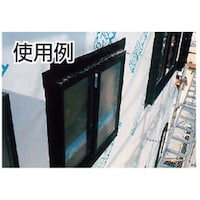 ダイヤテックス パイオラン 気密防水用テープ 片面タイプ(強粘着) 75mm×20m ブラック KM30BK75MMX20M 1巻