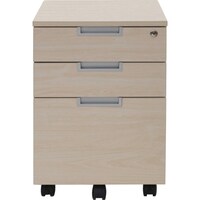 トラスコ中山 TRUSCO インサイドワゴン3段 ホワイトナチュラル TSLDW3NAA 1台