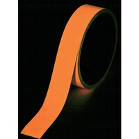 トラスコ中山 TRUSCO 蛍光蓄光テープ【JIS JA規格品】ピンク 0.25mmx25mmx5m KLTJA2505P 1巻