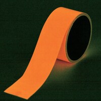 トラスコ中山 TRUSCO 蛍光蓄光テープ【JIS JA規格品】ピンク 0.50mmx50mmx5m KLTJA5005P 1巻