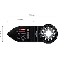 ボッシュ ボッシュ 超硬マルチツールブレード(カットソー)スターロック モルタルセメントFRP用 AVZ32RT10 2608902067 1S(1枚)