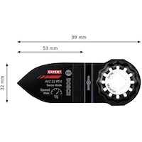 ボッシュ ボッシュ 超硬マルチツールブレード(カットソー)スターロック モルタルセメントFRP用 AVZ32RT4 2608902066 1S(1枚)