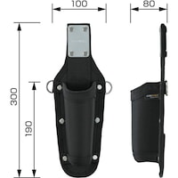 TJMデザイン タジマ 工具ホルダーパーツ セフ工具差し ナイロン コーデュラ ペンドラ用 SFKSNCP1PD 1個