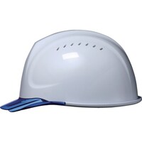 DICプラスチック DIC ヘルメット SYACVエアロメッシュ 白/ブルー HA2内装 KP付 SYACVHA2EMKPWB 1個