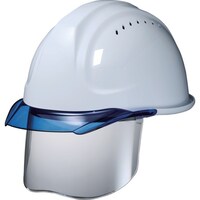 DICプラスチック DIC ヘルメット SYACSVエアロメッシュ 白/ブルー HA2内装 KP付 SYACSVHA2EMKPWB 1個