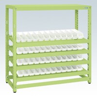 サカエ RKラック(コンテナ付)傾斜棚タイプRKN