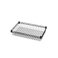 アイリスオーヤマ カラーメタルラック バスケット棚板 CMM5535BT ブラック 幅550×奥行350×高さ100mm 【メーカー直送/軒先渡し】