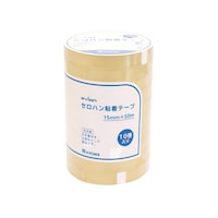 共和 セロハン粘着テープ 幅15mm×長さ50m 1セット(10巻シュリンクパック×5)