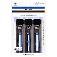トンボ鉛筆 シャープ芯モノグラフMG 0.5 B 3個パック