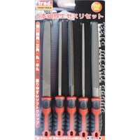 三共コーポレーション 5本組鉄工ヤスリセット SRSF5200 ヤスリ 1個